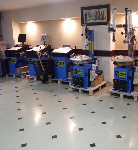 united equipment - wheel balancer